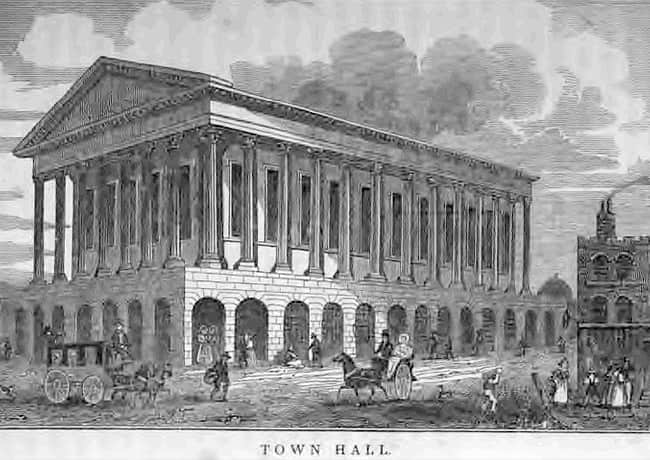 19th Century: Birmingham Town Hall by VL McBeath