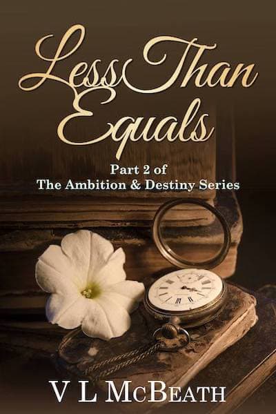 Book cover for Less Than Equals by VL McBeath