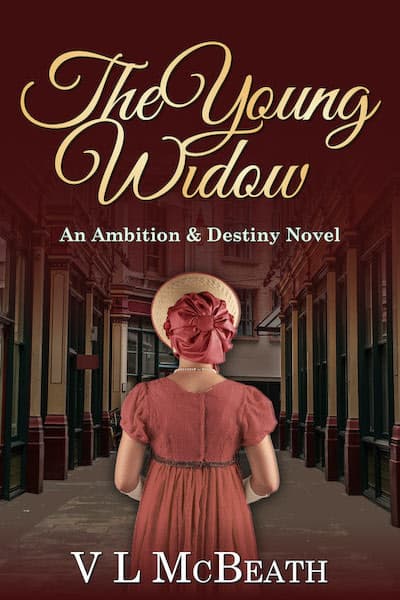 Book cover for The Young Widow by VL McBeath