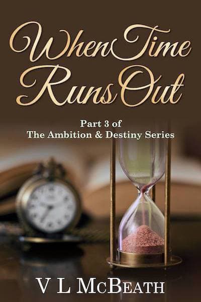 Book cover for When Time Runs Out by VL McBeath